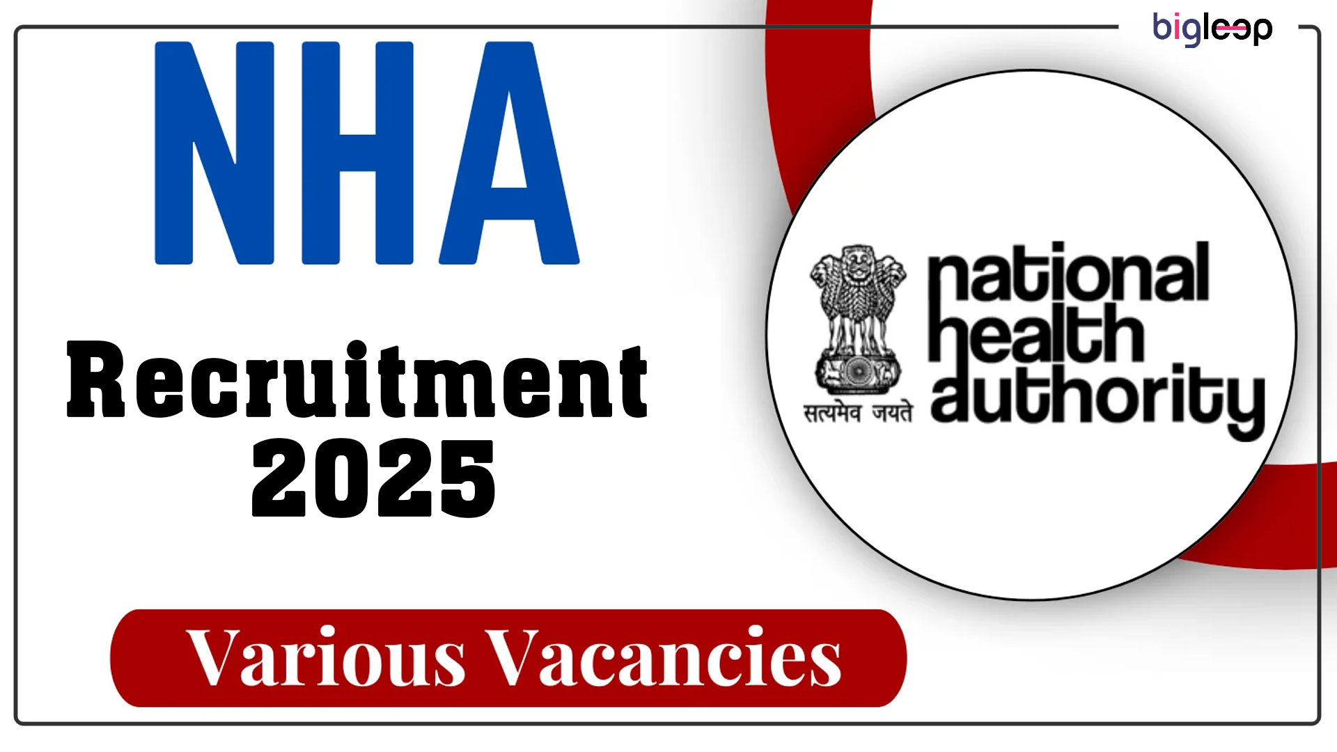 National Health Authority Recruitment 2025 for 21 Deputy Directors and Various Posts: Notification, Eligibility, Vacancy, and Application Process