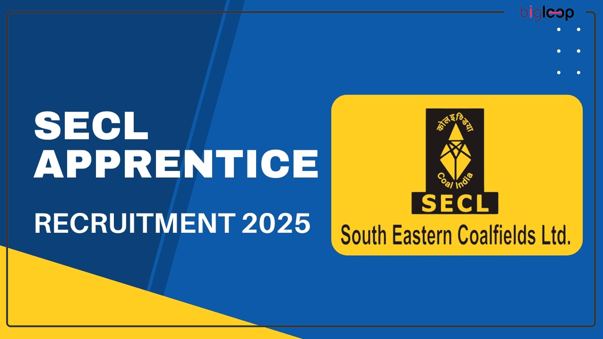 SECL Recruitment 2025 for 100 Office Operations Executive: Notification, Eligibility, and Application Process