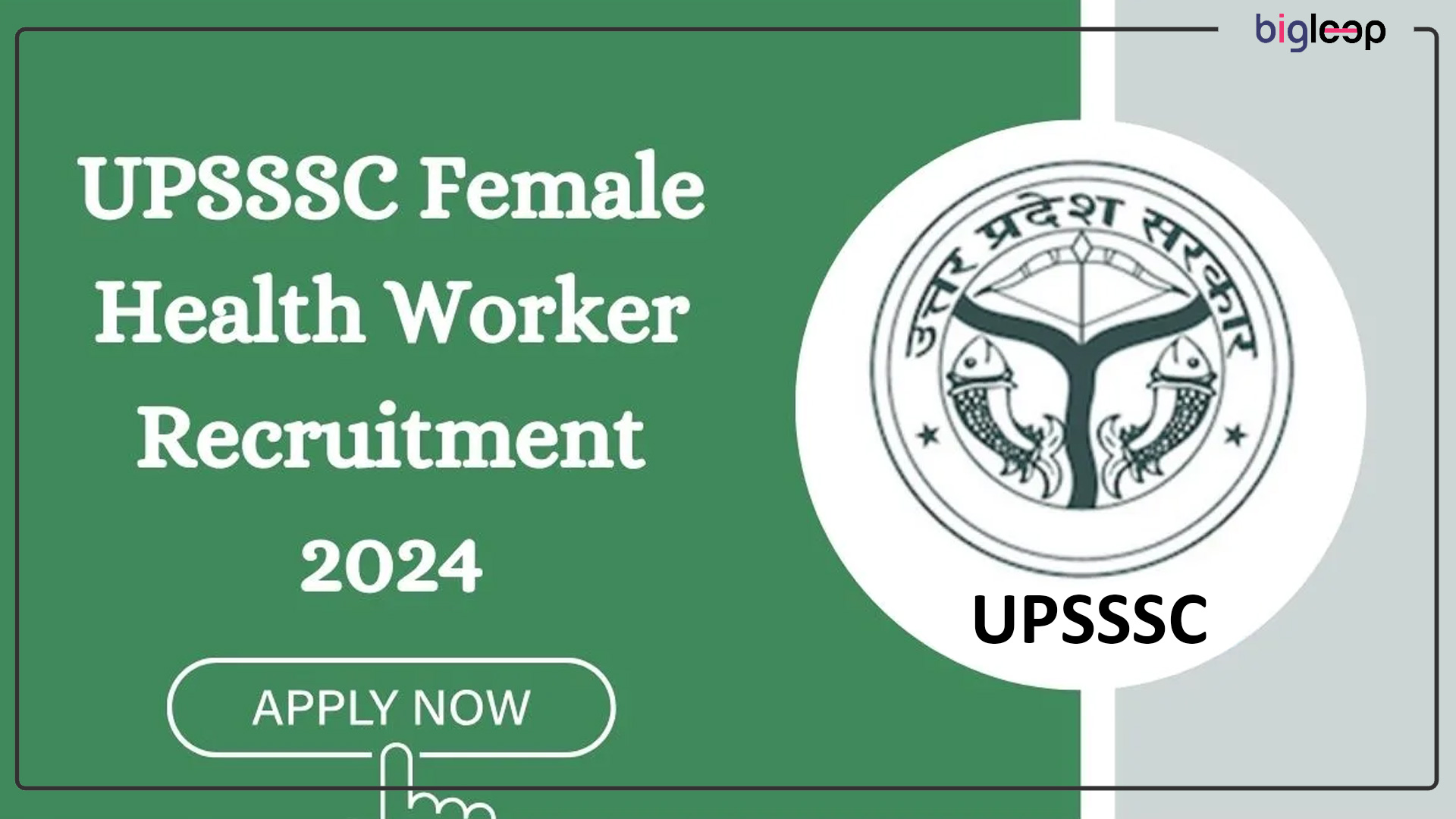 UPSSSC Female Health Worker (ANM) Recruitment 2024: Apply Online for 5272 Posts