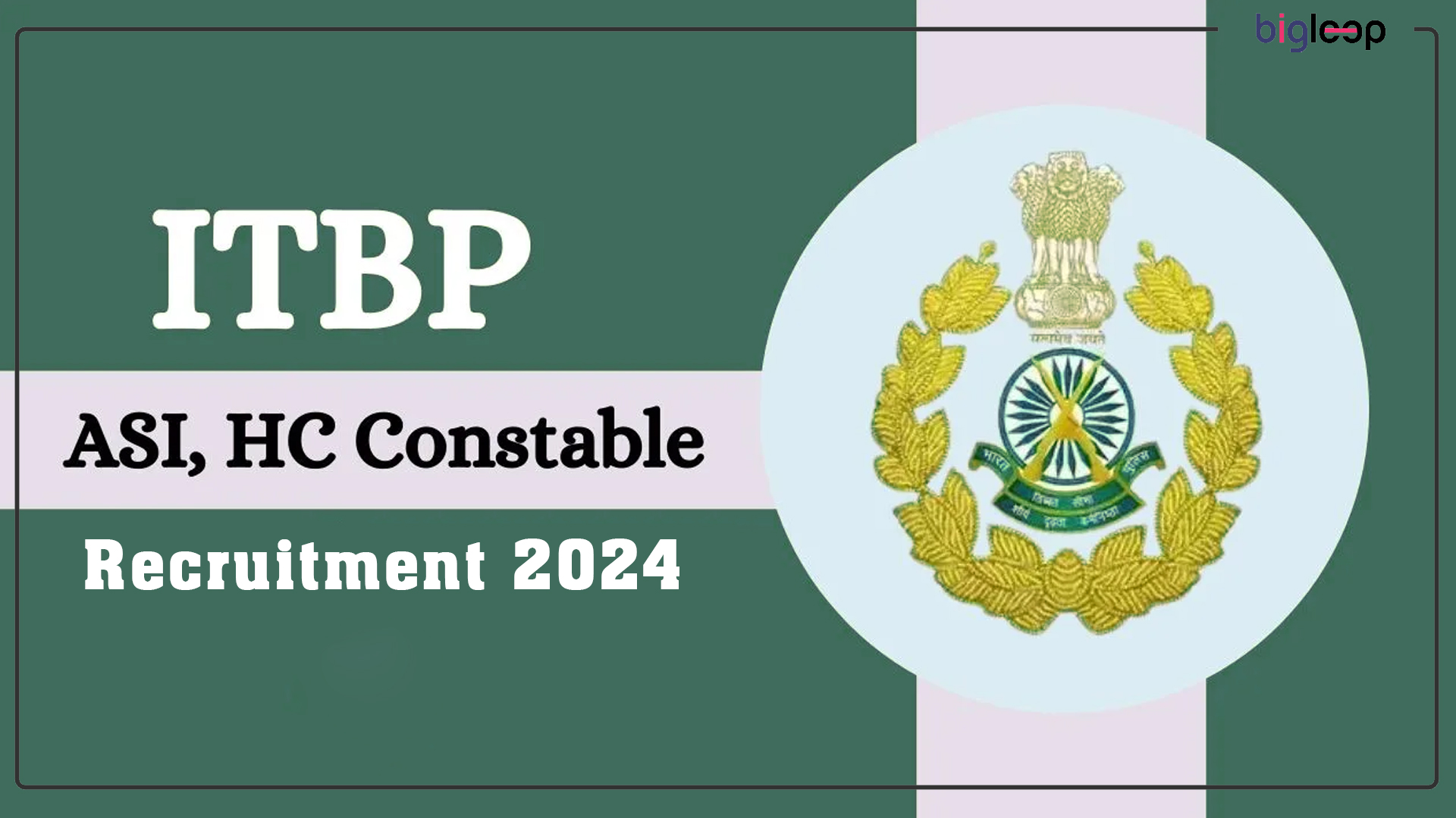 ITBP ASI, HC, Constable Various Medical Post Recruitment 2024: Apply Online for 20 Posts