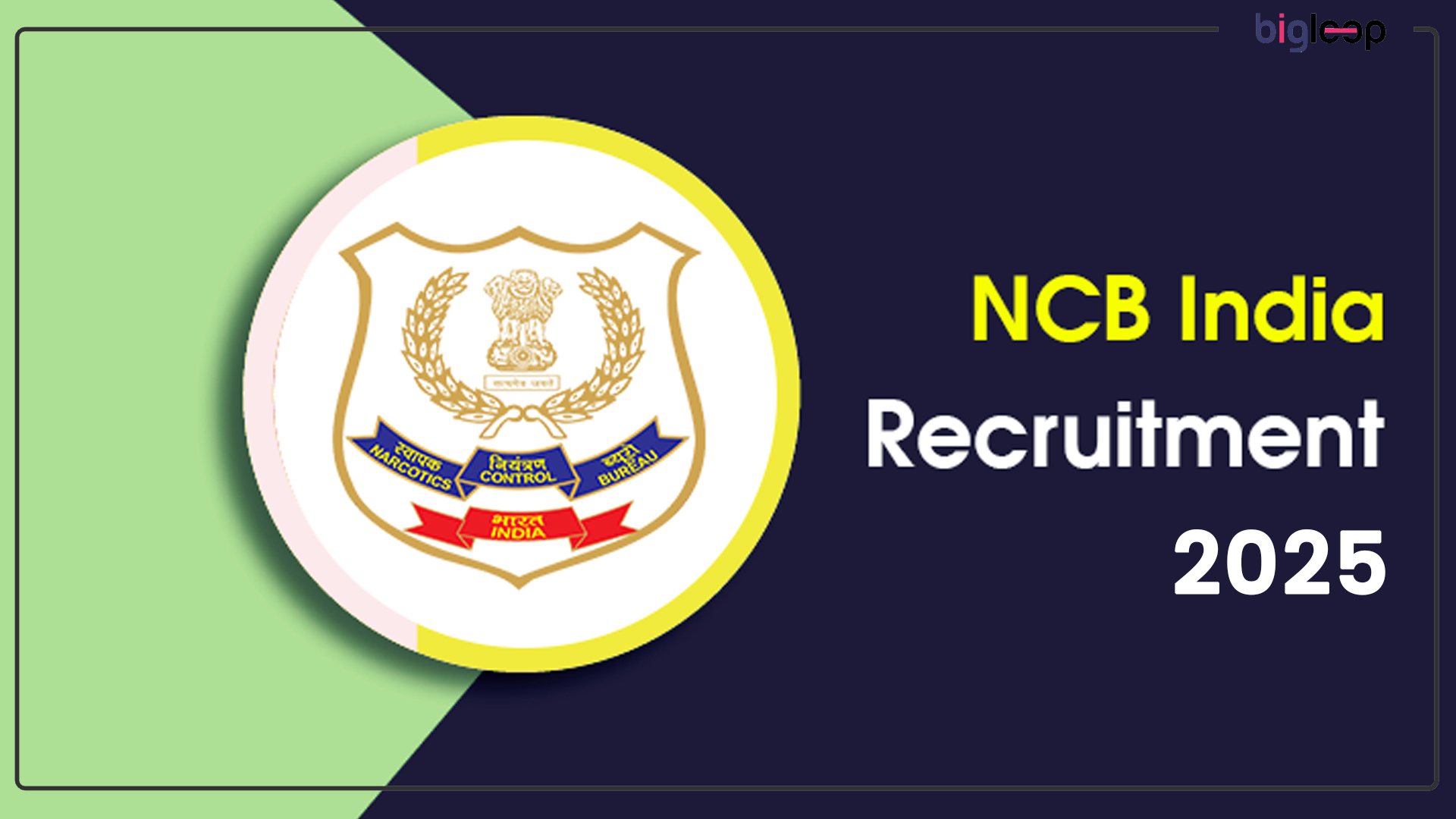 NCB Recruitment 2025 for Assistant Director: Notification, Eligibility, Vacancy, and Application Process